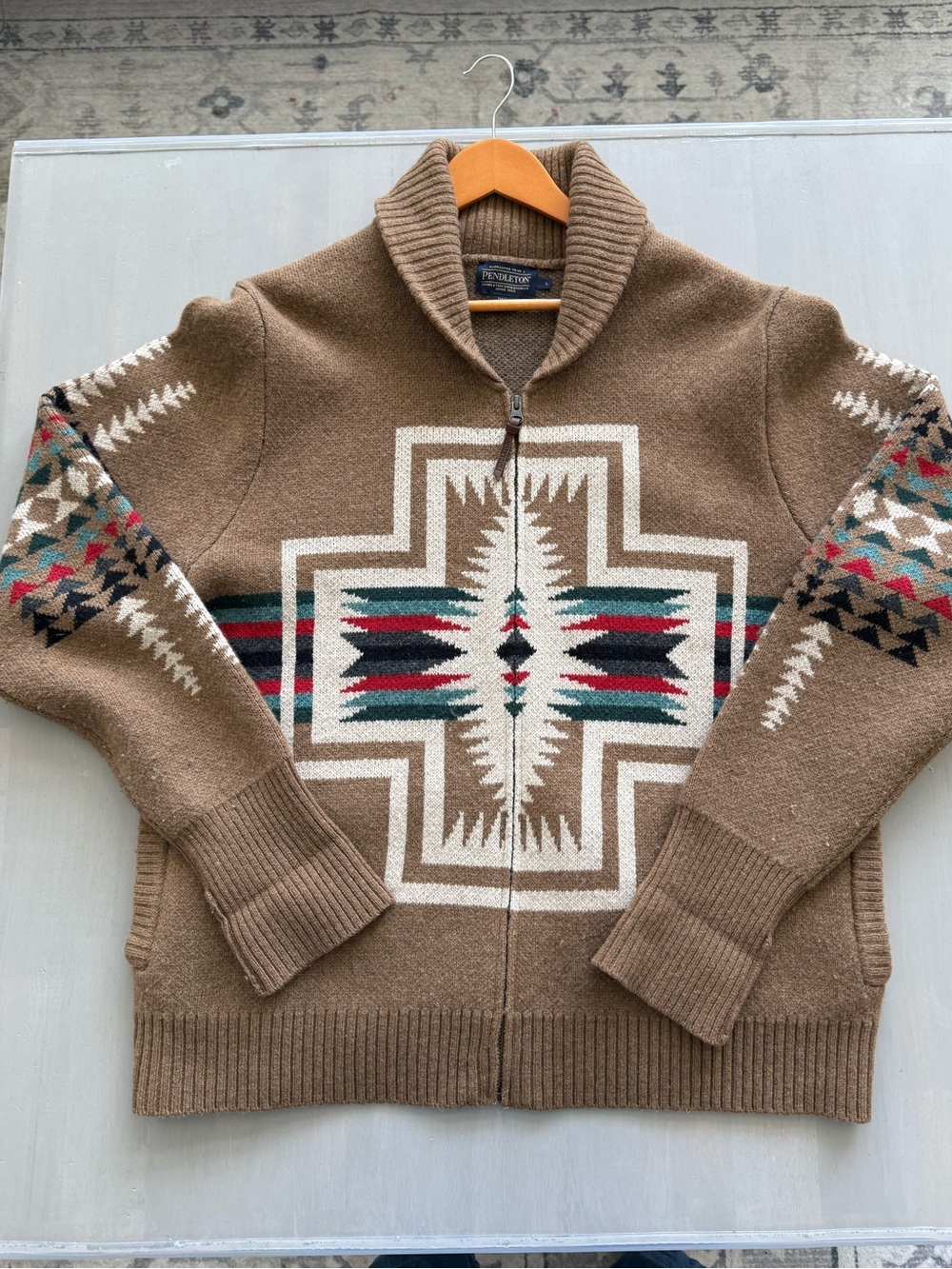 Pendleton Men’s Harding Lambswool Cardigan